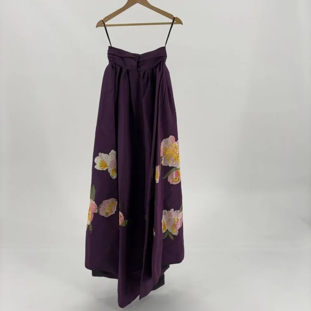 Carolina Herrera Silk Ball Skirt in Multicolor